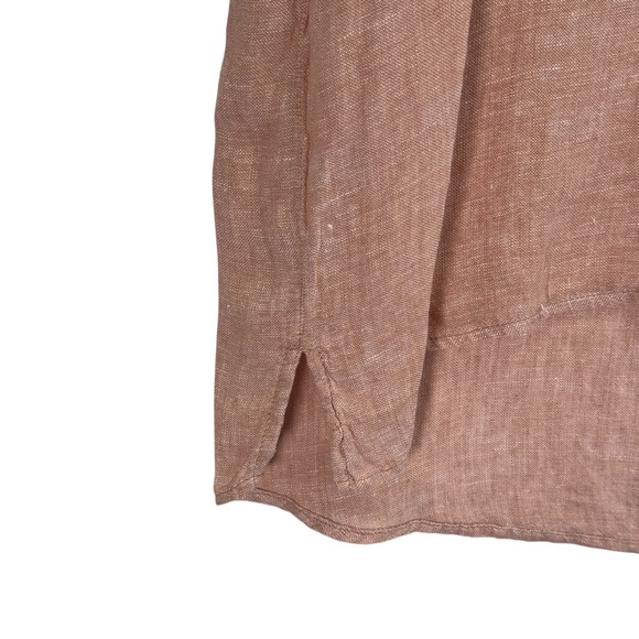 Isaac Mizrahi  Plus Size 100% Linen Top. Size 3X. - Picture 5 of 10